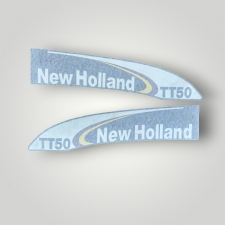 Yan Yaz� Tak�m� New Holland TT50 Siyah-Beyaz