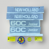 Yan Yaz Takm New Holland 60C Junor 10 Para Etiket SET
