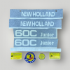 Yan Yaz Takm New Holland 60C Junor 10 Para Etiket SET
