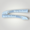 Yan Yaz� Tak�m� New Holland TT50 Siyah-Beyaz