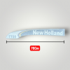 Yan Yaz� New Holland TT50 SOL Siyah-Beyaz