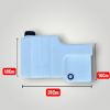 Silecek Cam Su Deposu TT4.50,TDD 110,100,90,80 BLUEMASTER Motorsuz