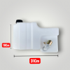 Silecek Cam Su Deposu TT4.50,TDD 110,100,90,80 BLUEMASTER Motorlu